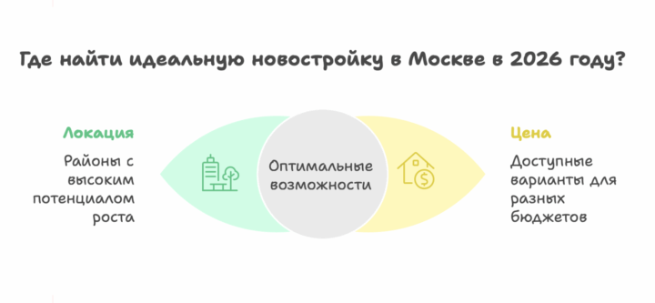 новостройки Москвы на карте Москвы с ценами